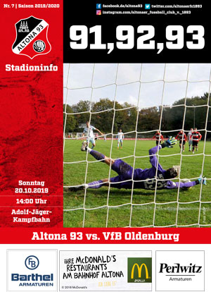 Stadionzeitung 07 Altona 93